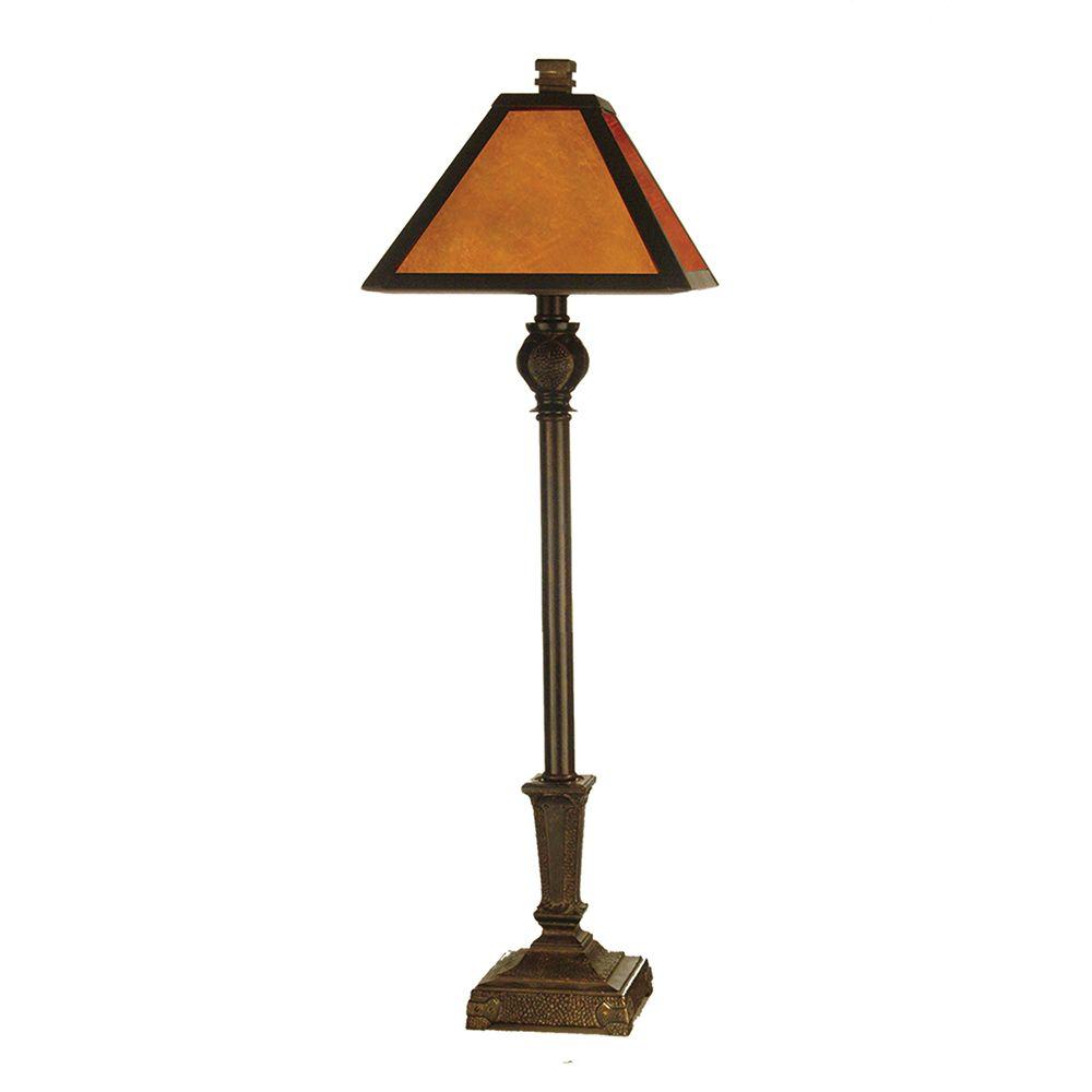 Dale Tiffany Mica 31 25 In Fieldstone Amber Buffet Table Lamp Fieldstone Amber Buffet Table Lamp