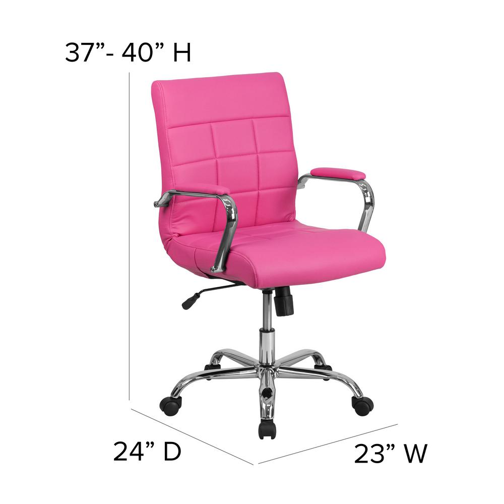 pink desk chair