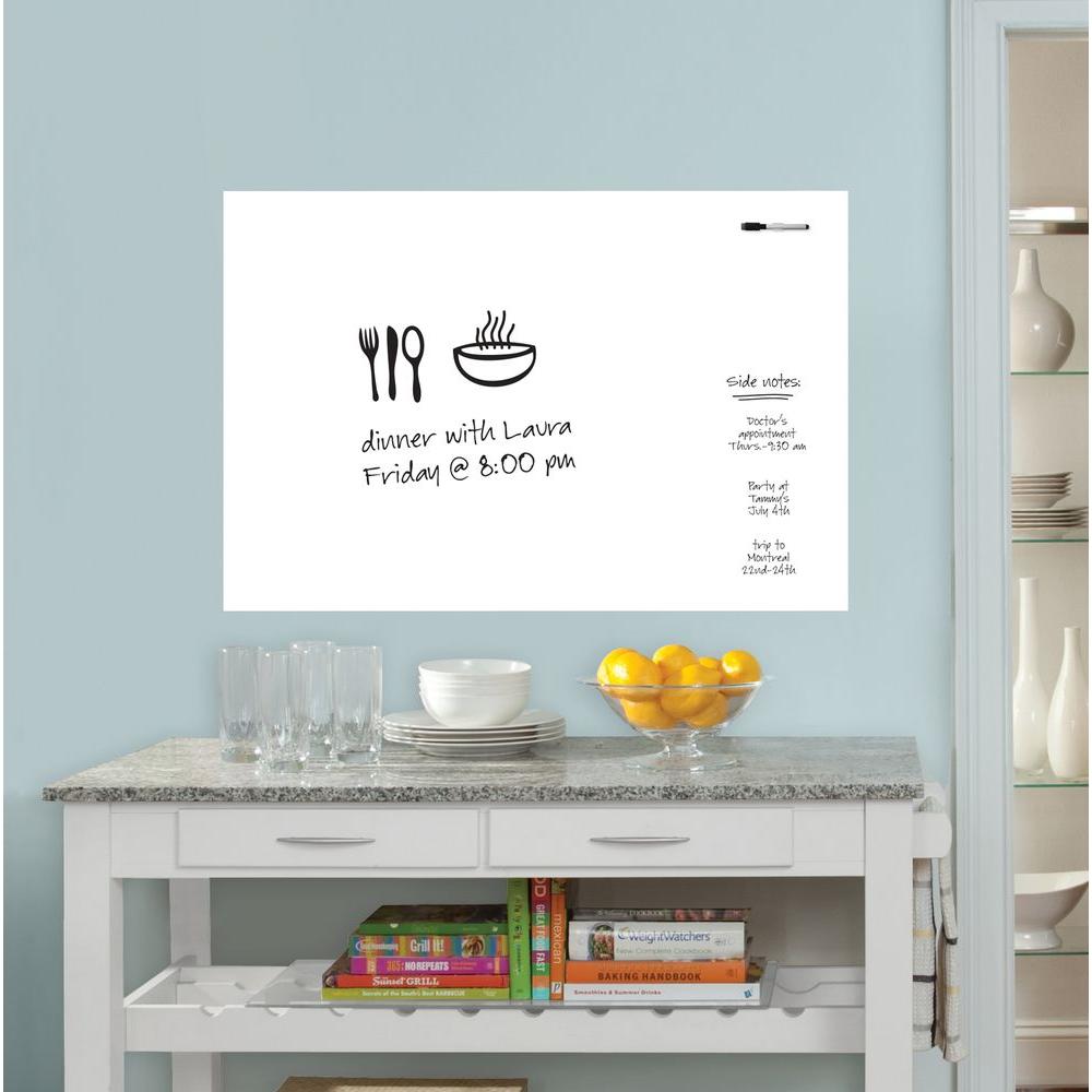 24 In X 17 5 In White Dry Erase Board WPE93961 The Home Depot