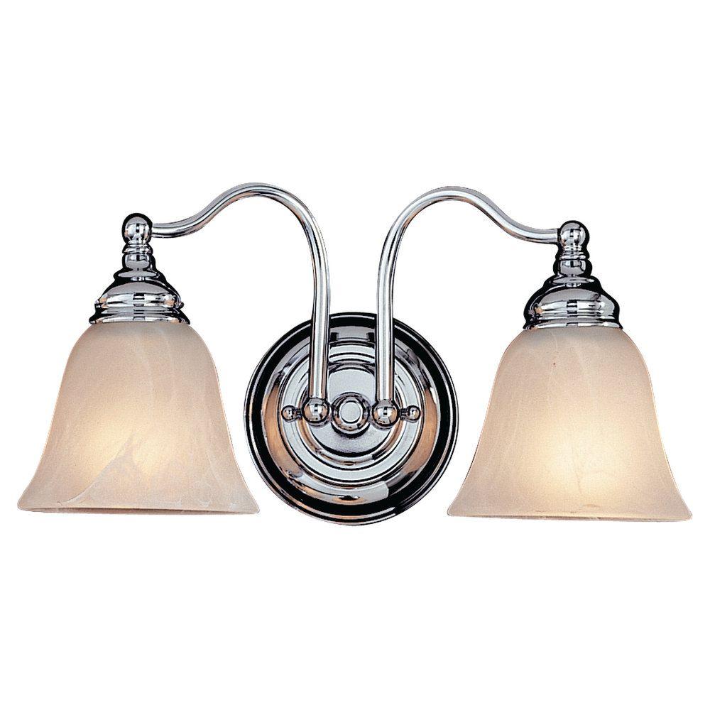Feiss Bristol 2Light Chrome Vanity LightVS6702CH The Home Depot