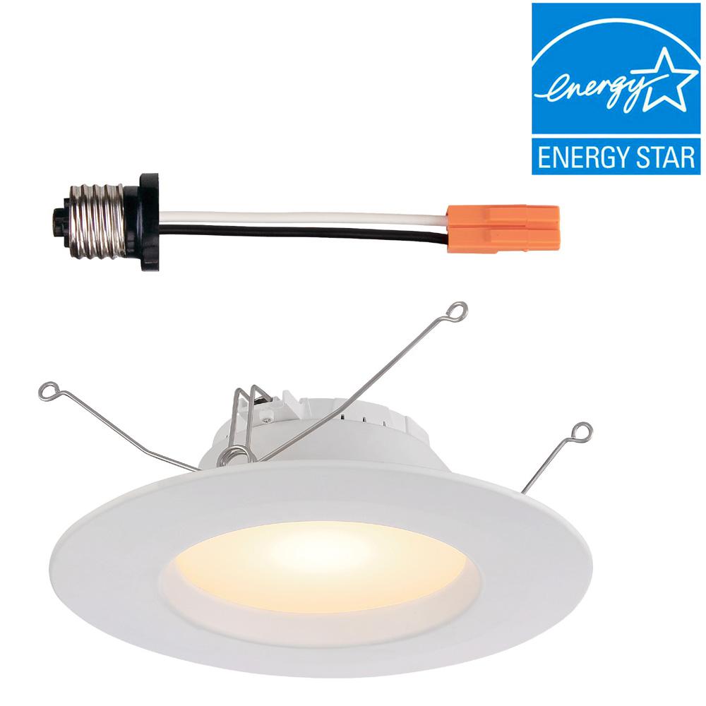 Envirolite 5 In 6 White Recessed Trim Evl6730nwh50 The Home Depot This Review Is From Standard Retrofit 5 In 6 White Recessed Housing Led Trim Day Ceiling Light With 93 Cri 5000k 12 Pack