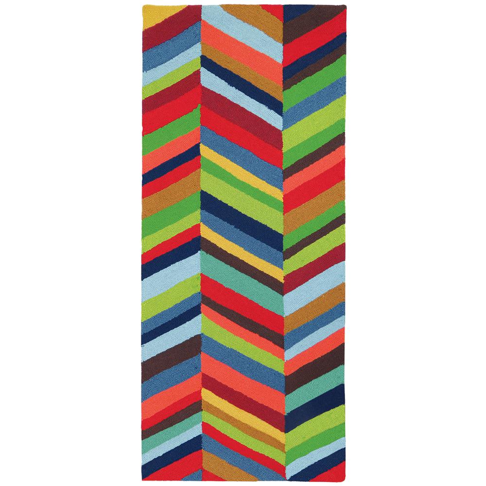Chevron Runner High Pile Outdoor Rugs The Home Depot