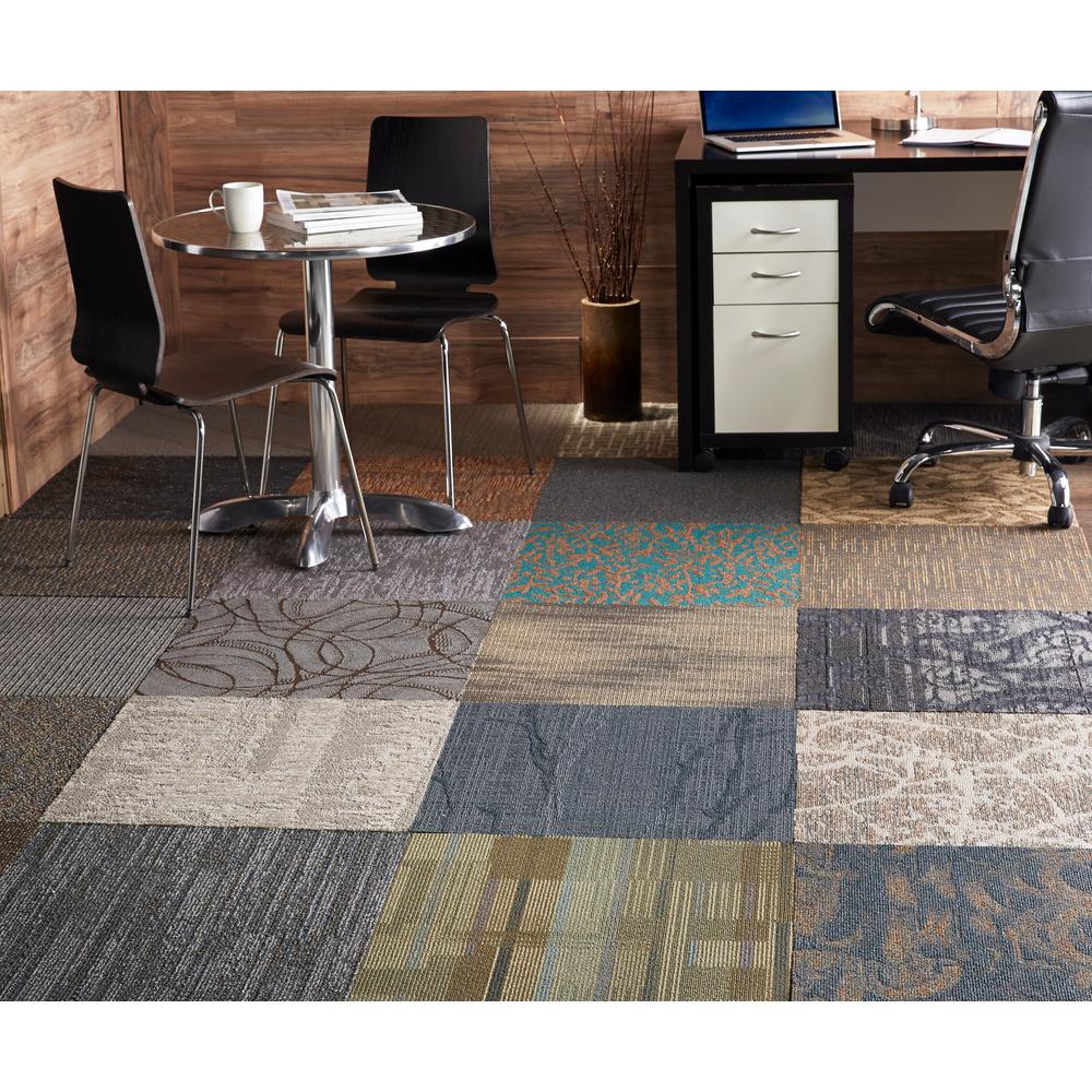Carpet Tiles Heavy Duty 20pcs 5SQM Commercial Office Home Shop Retail Flooring 