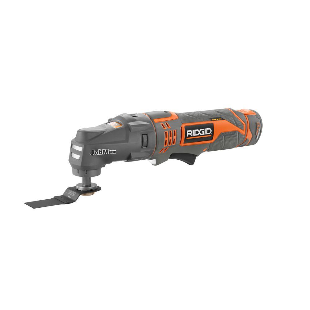 RIDGID JobMax 12Volt MultiToolR82236SB The Home Depot