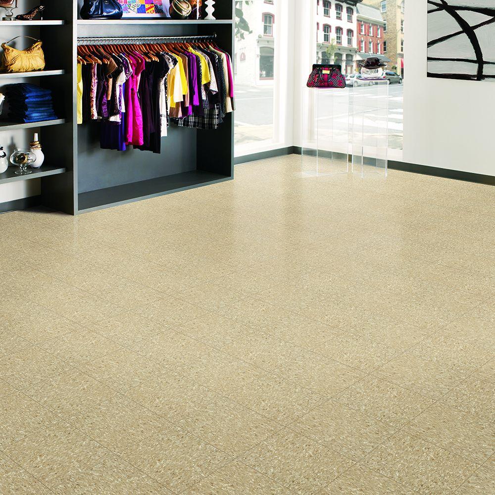 Armstrong Civic Square Vct 12 In X 12 In Stone Tan Commercial