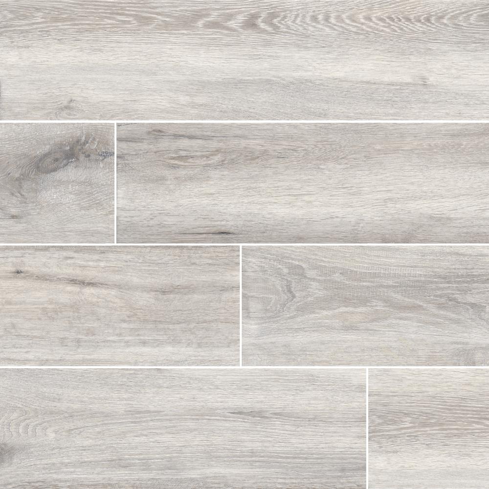 MSI Brooksdale Birch 9.84 in. x 39.37 in. Matte Porcelain Floor and