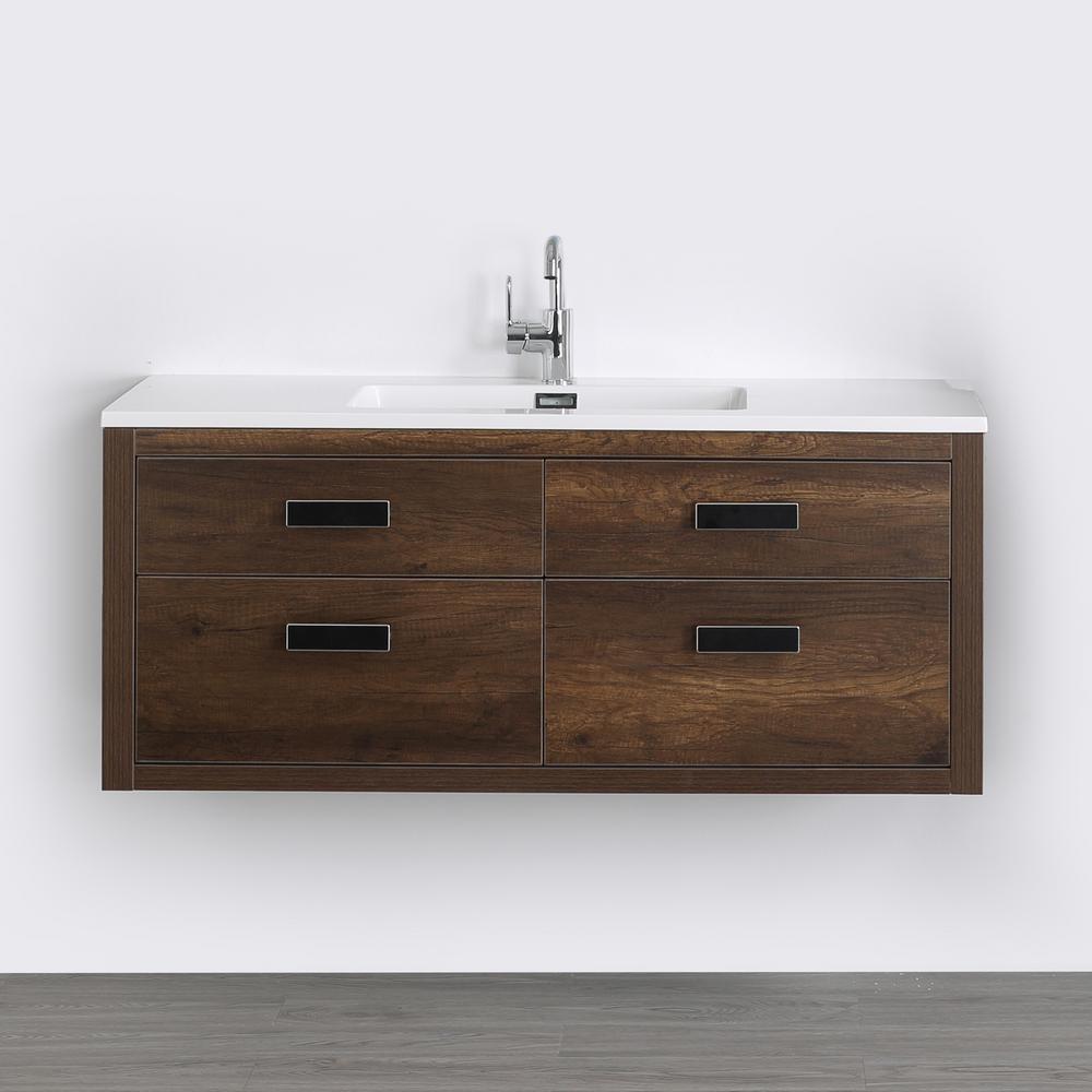 Plastic 47 49 In Bathroom Vanities With Tops