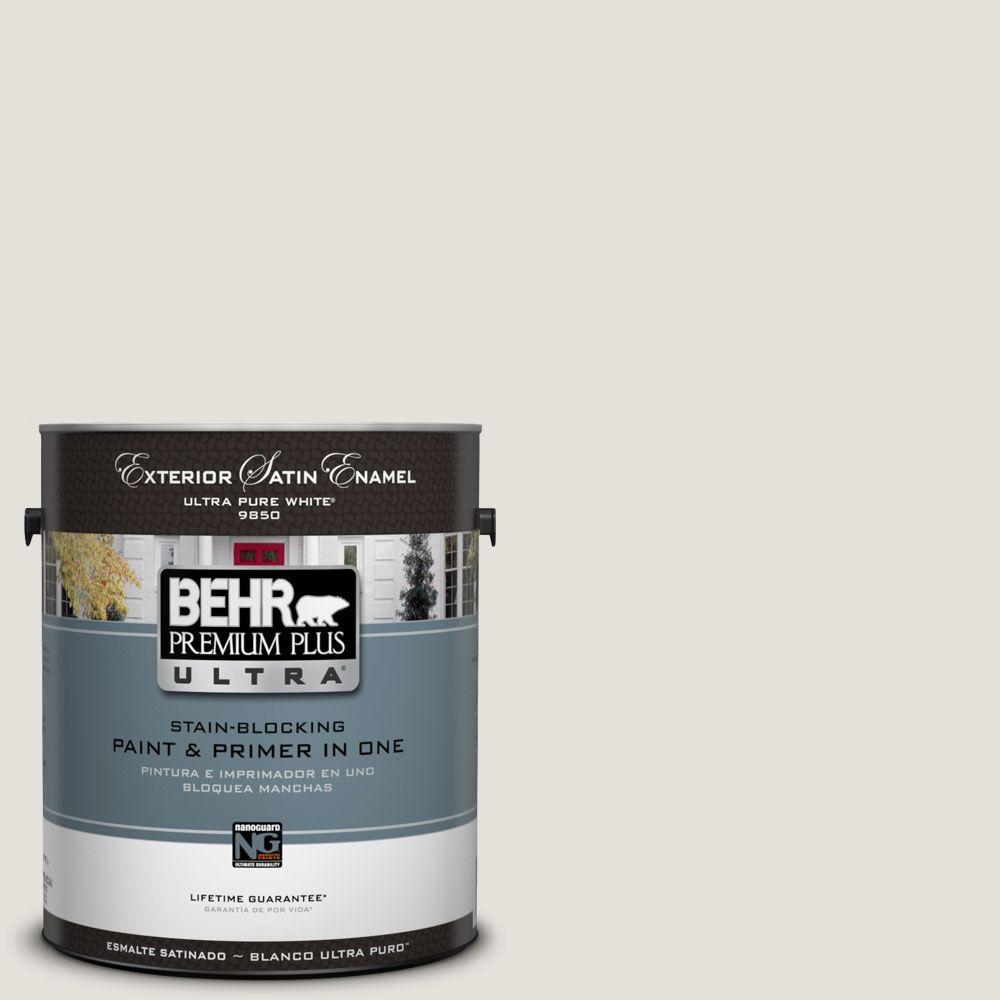 Behr Premium Plus Ultra 1 Gal Ul260 13 Painter S White Satin Ul260 13 Painter S White Satin Enamel