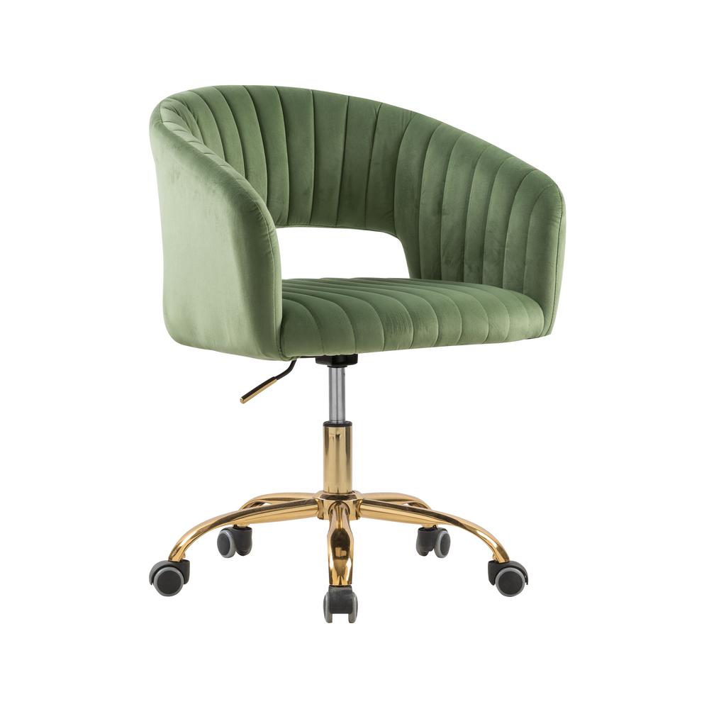 green desk chair