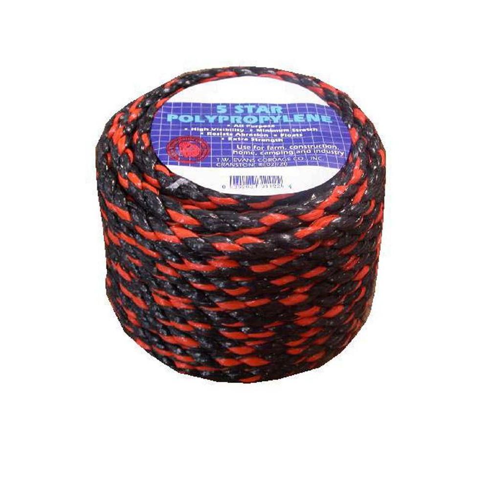 T.W. Evans Cordage 3/4 in. x 100 ft. California Truck Rope Polypro31