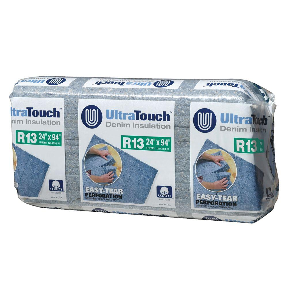 UltraTouch 24.25 in. x 94 in. R13 Denim Insulation (8Bags)1000301324