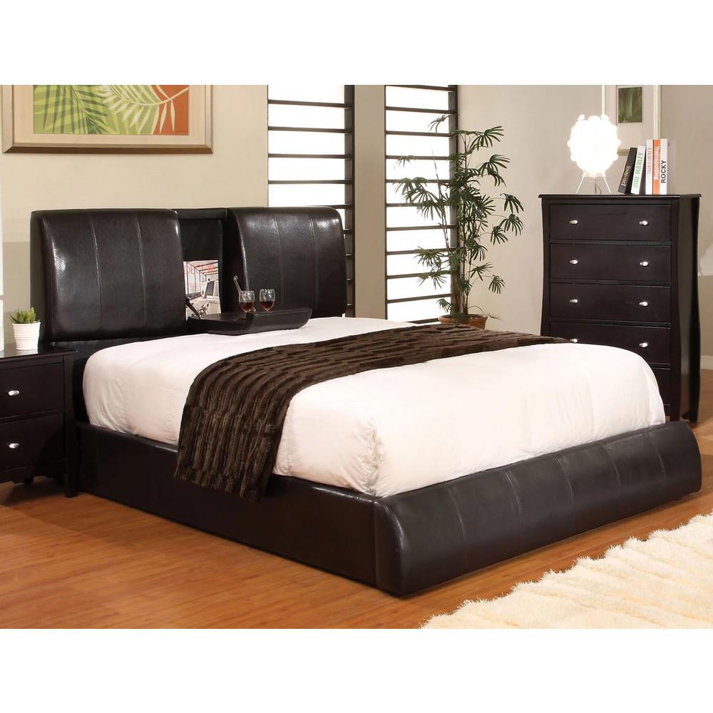 William's Home Furnishing Webster California King Size Bed In Espresso ...