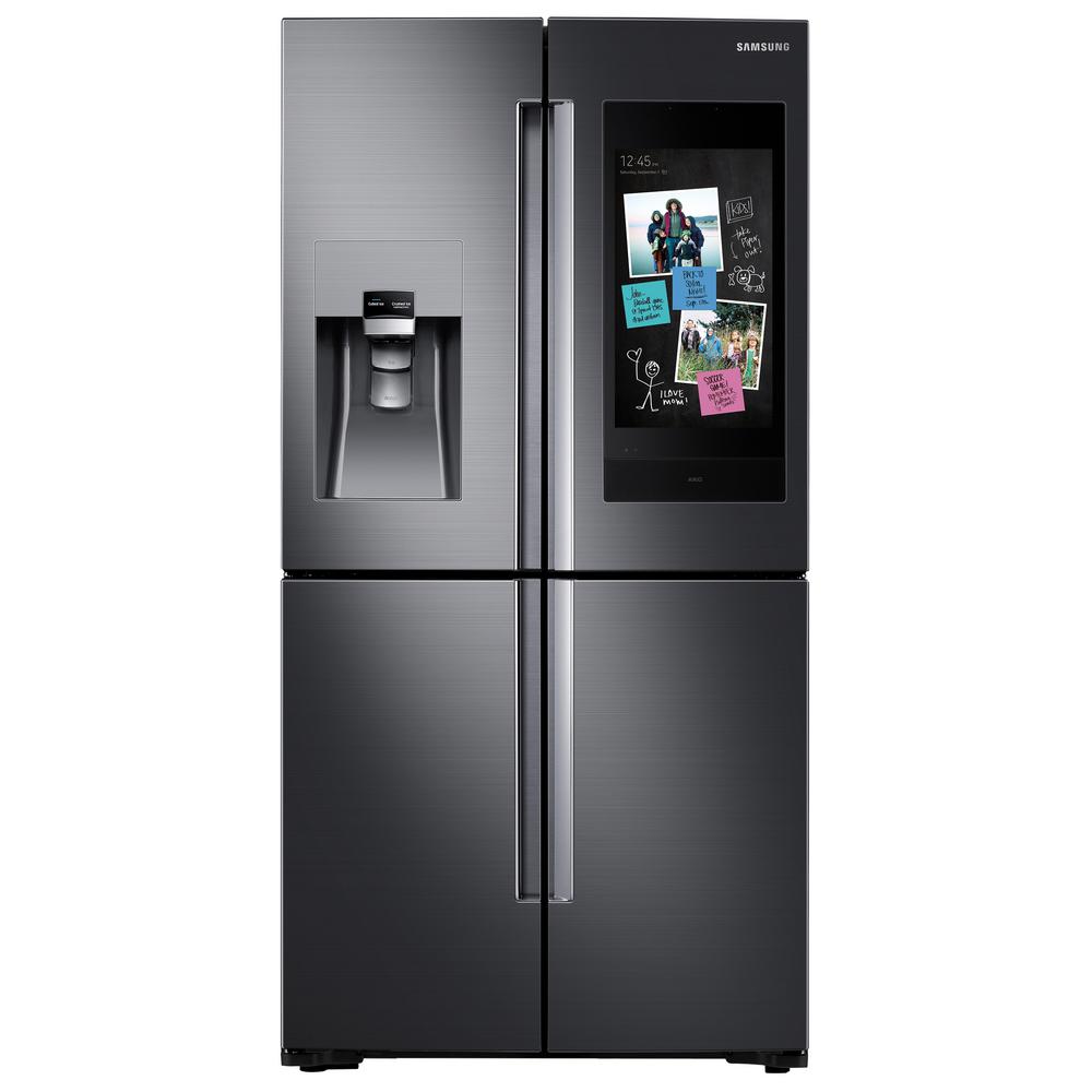 refrigerator with hub