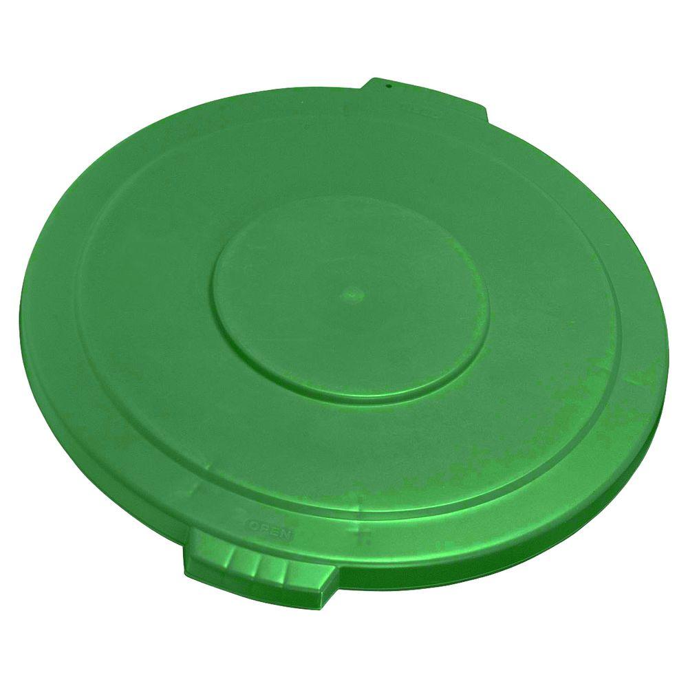 Carlisle Bronco 20 Gal. Green Round Trash Can Lid (6-Pack)-34102109 ...