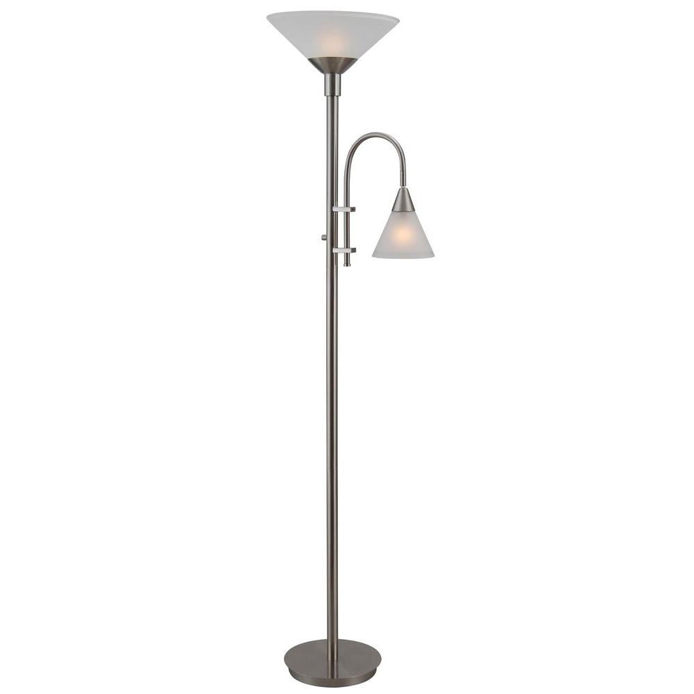 floor lamp with reading arm