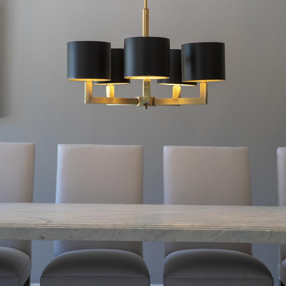 Dsi Hamilton Collection 5 Light Black And Gold Chandelier With Metal Shades 17862 The Home Depot - Gold And Black Metal Chandelier Dsi Hamilton Collection 5 Light Black And Gold Chandelier With Metal Shades 17862 The Home Depot - Gold And Black Metal Chandelier