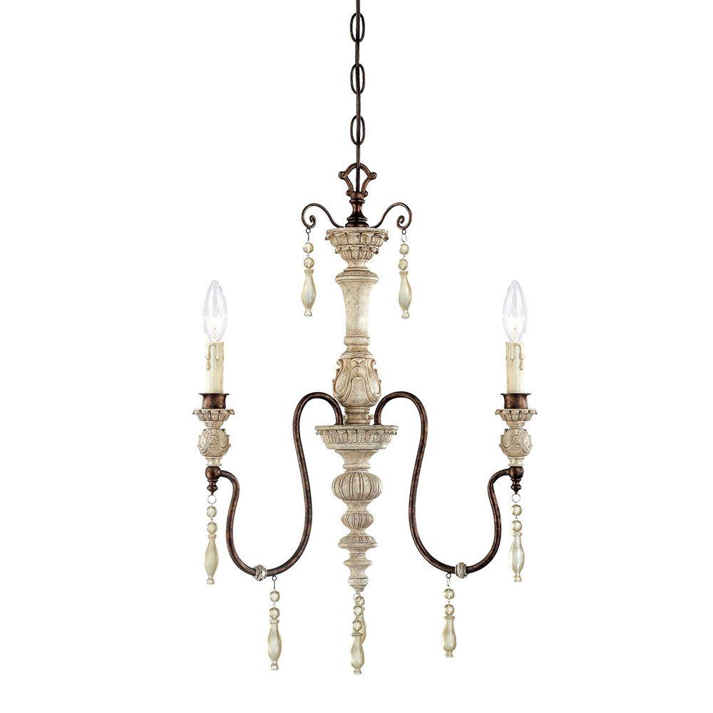 Millennium Lighting 3 Light Antique White Bronze Chandelier 7303 Aw Millennium Lighting 3 Light Antique White Bronze Chandelier