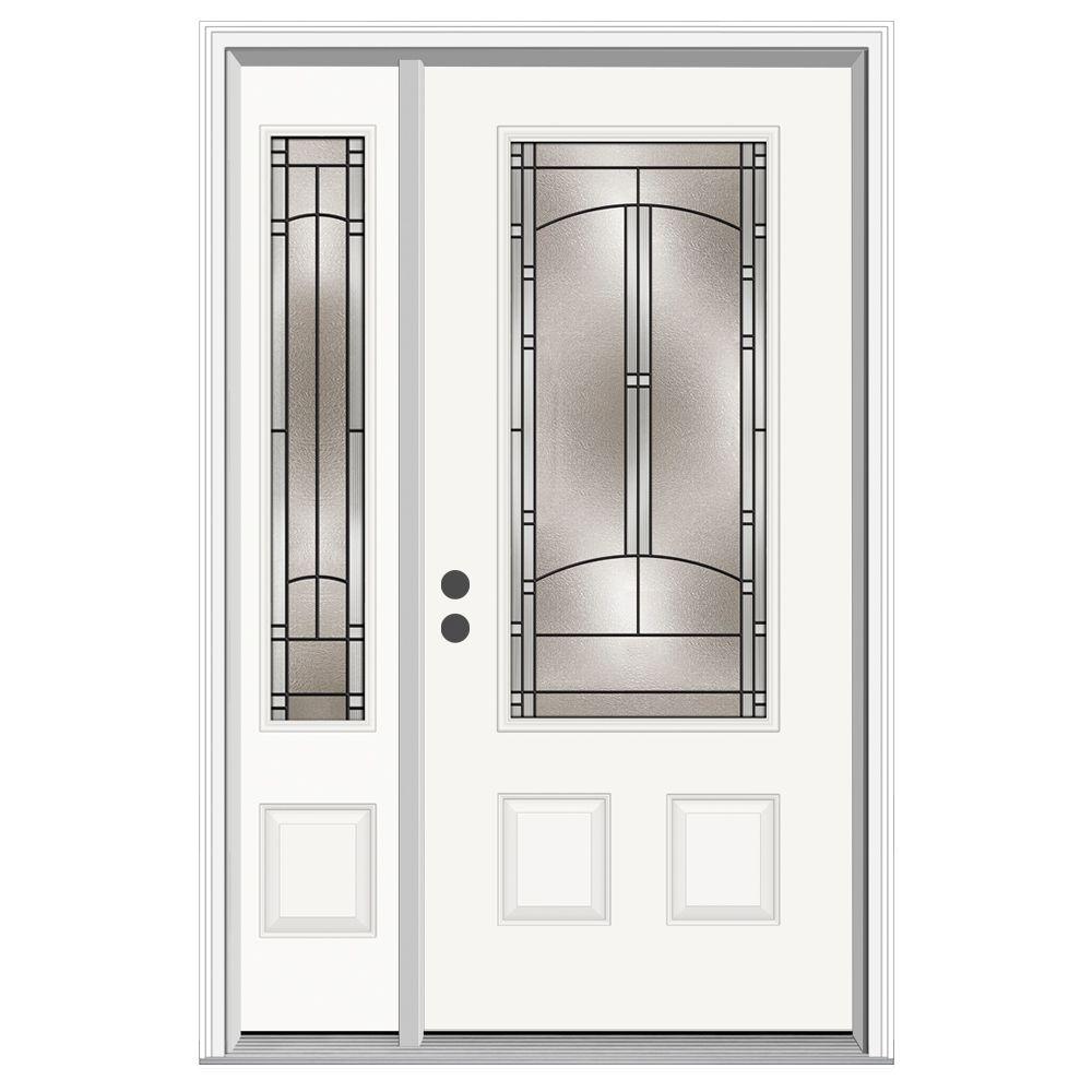 Single door with Sidelites - Steel Doors - Front Doors - The Home Depot