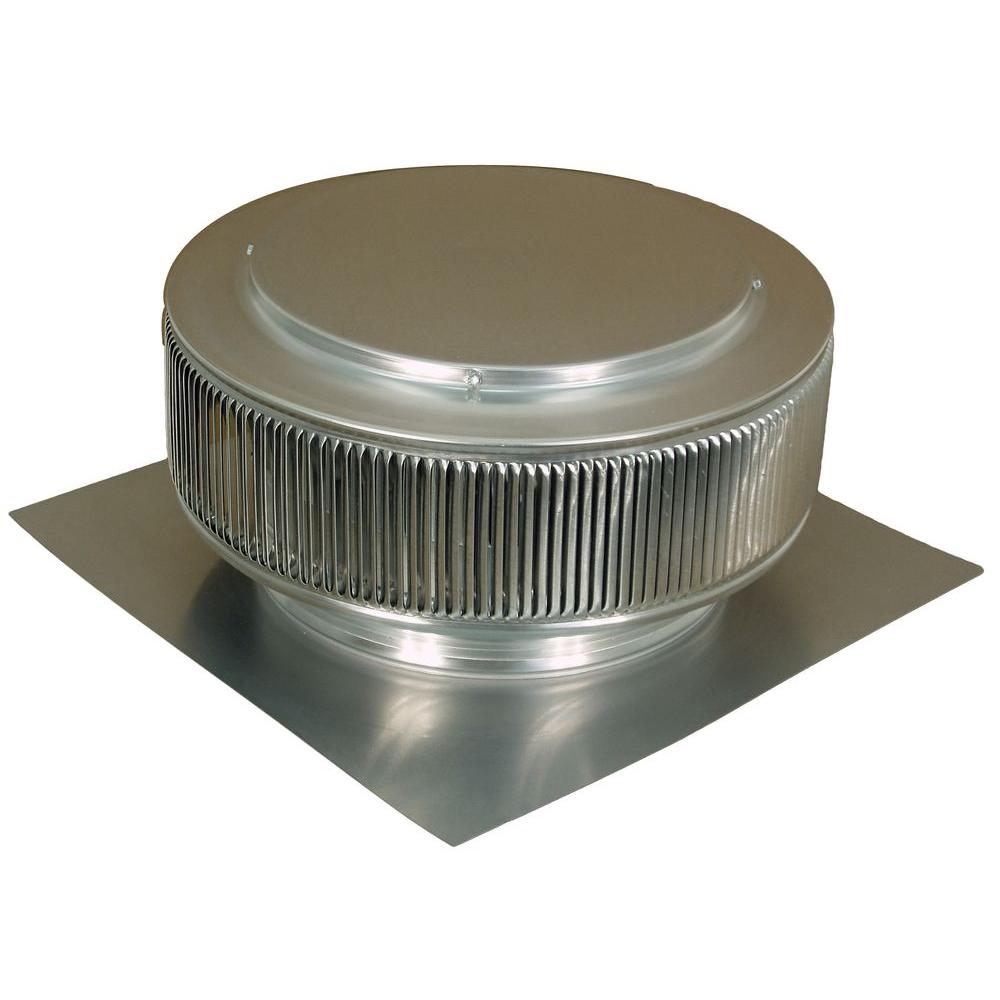 Active Ventilation 12 In Mill Finish Aluminum Roof Vent No Moving Mill Finish Aluminum Roof Vent No Moving Parts Wind Turbine
