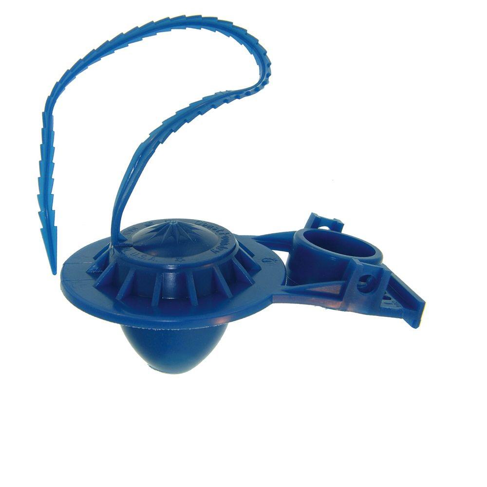 Rubber Flapper for Use with Coast Foundry in Blue