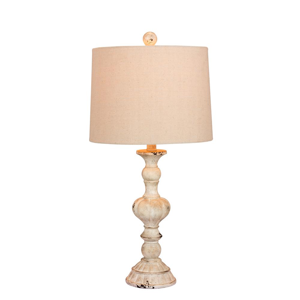 Fangio Lighting 26 5 In Paper Lantern Fold Resin Table Lamp In A