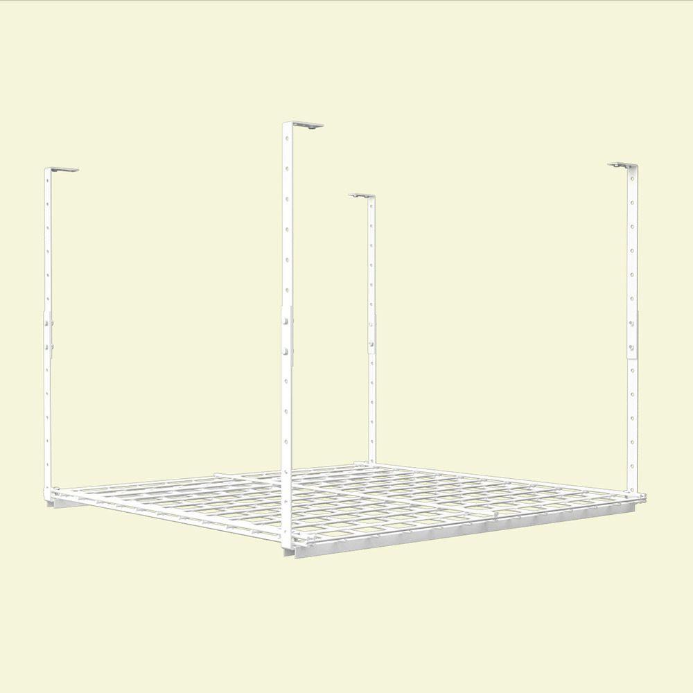 Hyloft 36 In W X D Adjule Height Garage Ceiling Mount D Adjule Height Garage Ceiling Mount Storage Unit