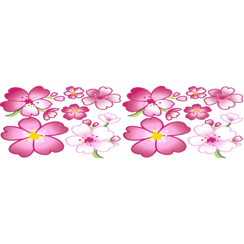 Dundee Deco Falkirk Brin Cherry Blossom Pink Green Wallpaper Border 6007 The Home Depot Dundee Deco Falkirk Brin Cherry Blossom Pink Green Wallpaper Border 6007 The Home Depot