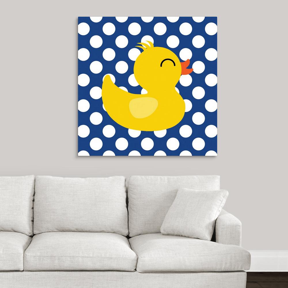 Greatbigcanvas Duck Ii By Tamara Robinson Canvas Wall Art 2400008 24 36x36 The Home Depot