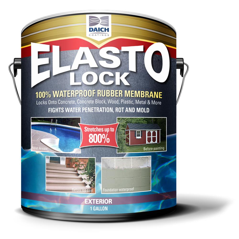 Gray Exterior Damp-Proof Rubber Membrane Coating and Waterproofer.