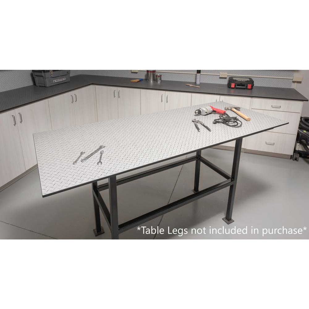 Wilsonart 6 Ft Compact Laminate Countertop Worktop In Zinc