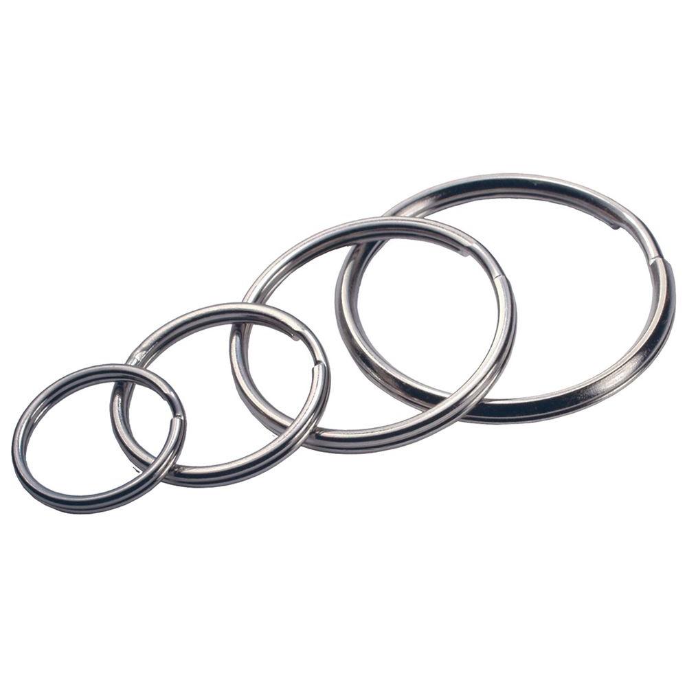 The Hillman Group SplitRing Key Ring (4Pack)701288 The Home Depot