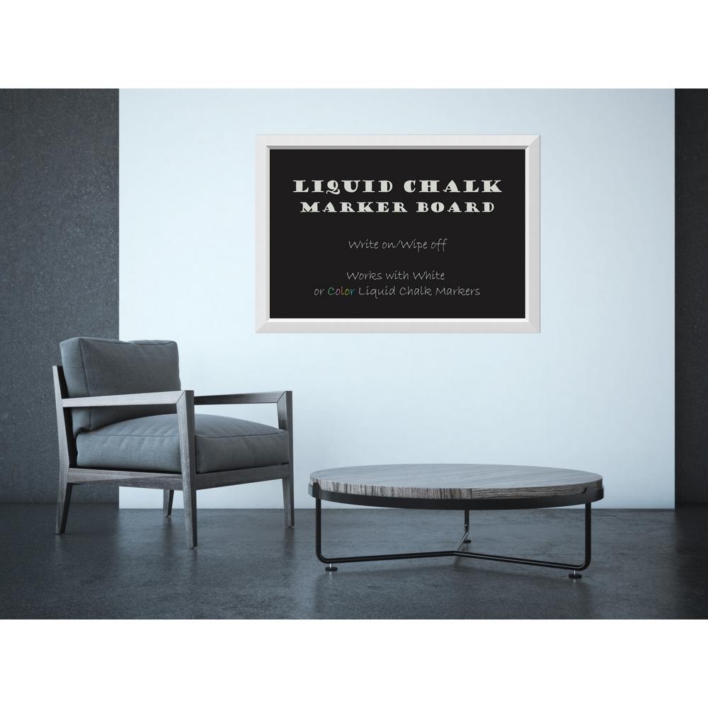 Amanti Art Blanco White Wood 39 In W X 27 In H Framed