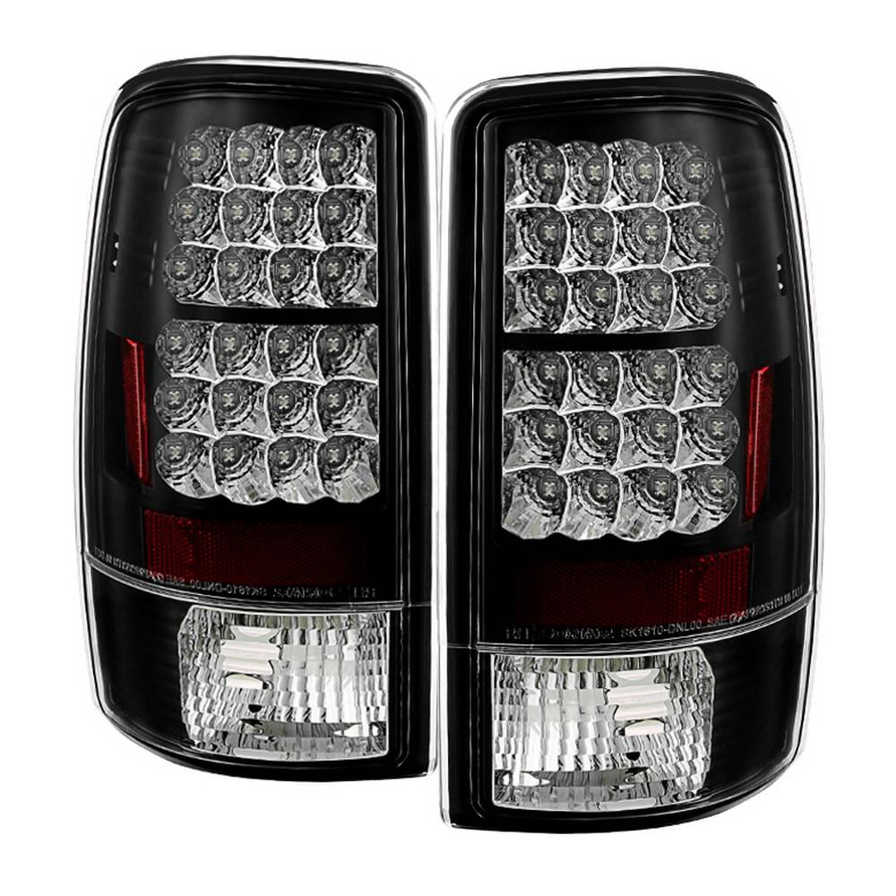 Spyder Auto Chevy Suburban Tahoe 1500 2500 00 06 Gmc Yukon Chevy Suburban Tahoe 1500 2500 00 06 Gmc Yukon Xl Led Tail Lights Black