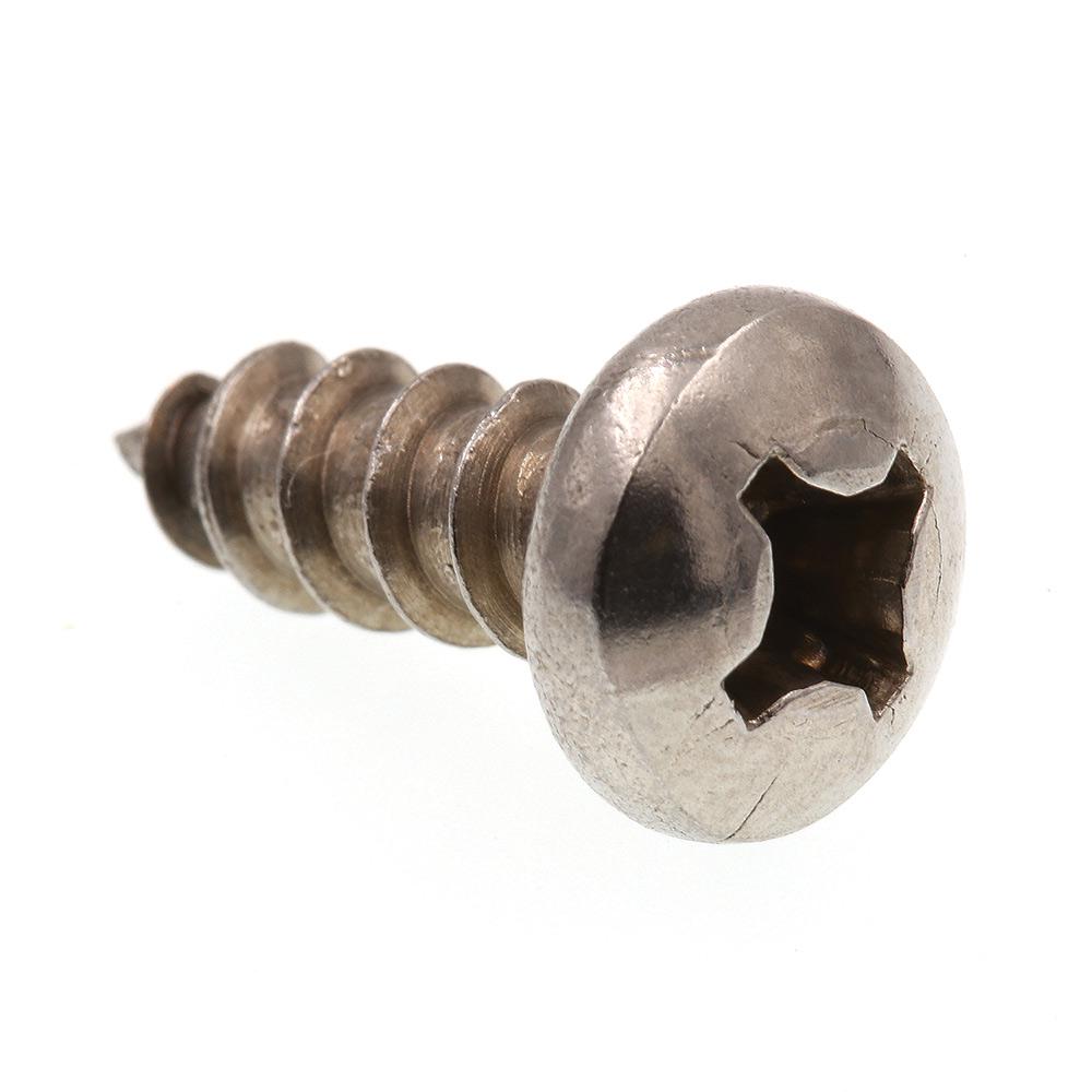 screw metal 5 sheet grade 8 5/8 Stainless Steel in. x Tapping Grade #12 18 Self Pan