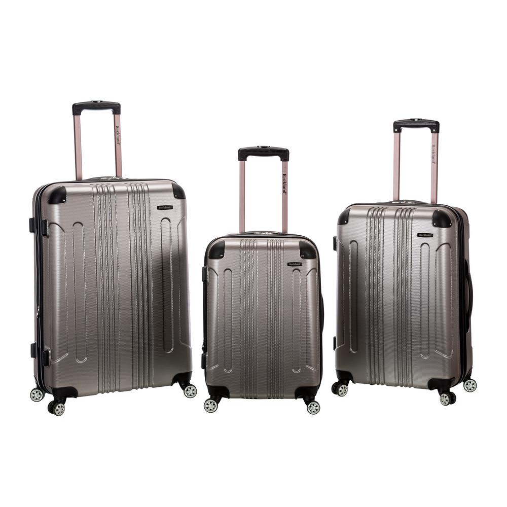 Rockland Sonic 3-Piece Hardside Spinner Luggage Set, Silver was $480.0 now $144.0 (70.0% off)