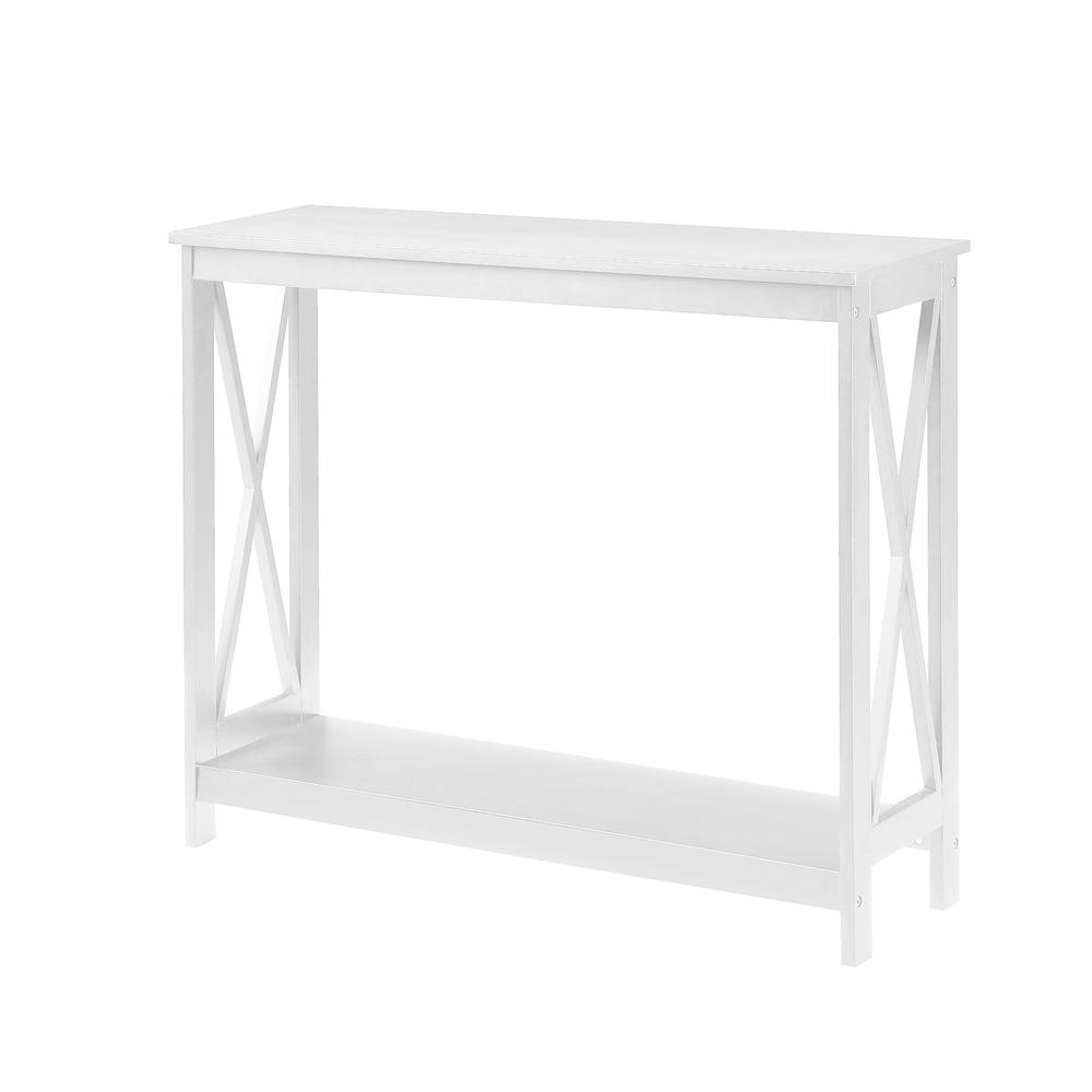 Convenience Concepts Alpine Driftwood and White Console TableV2137