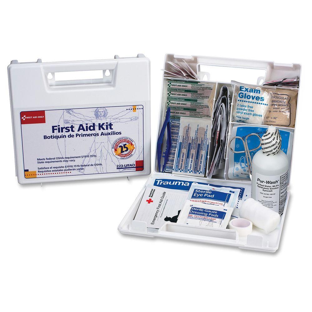 First Aid Only 25 Person Bulk First Aid Kit-FAO223UFAO ...