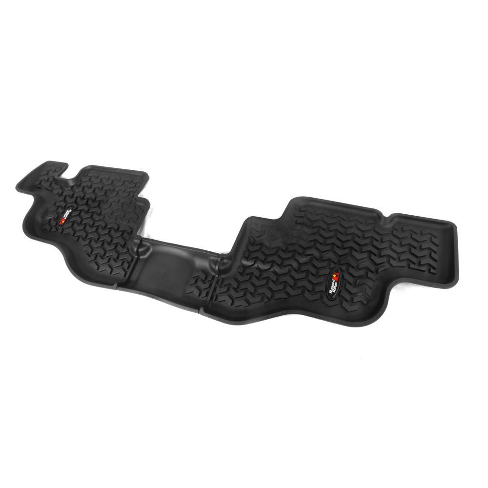 Rugged Ridge Floor Liner Rear 1 Piece Black 1976 1995 Jeep