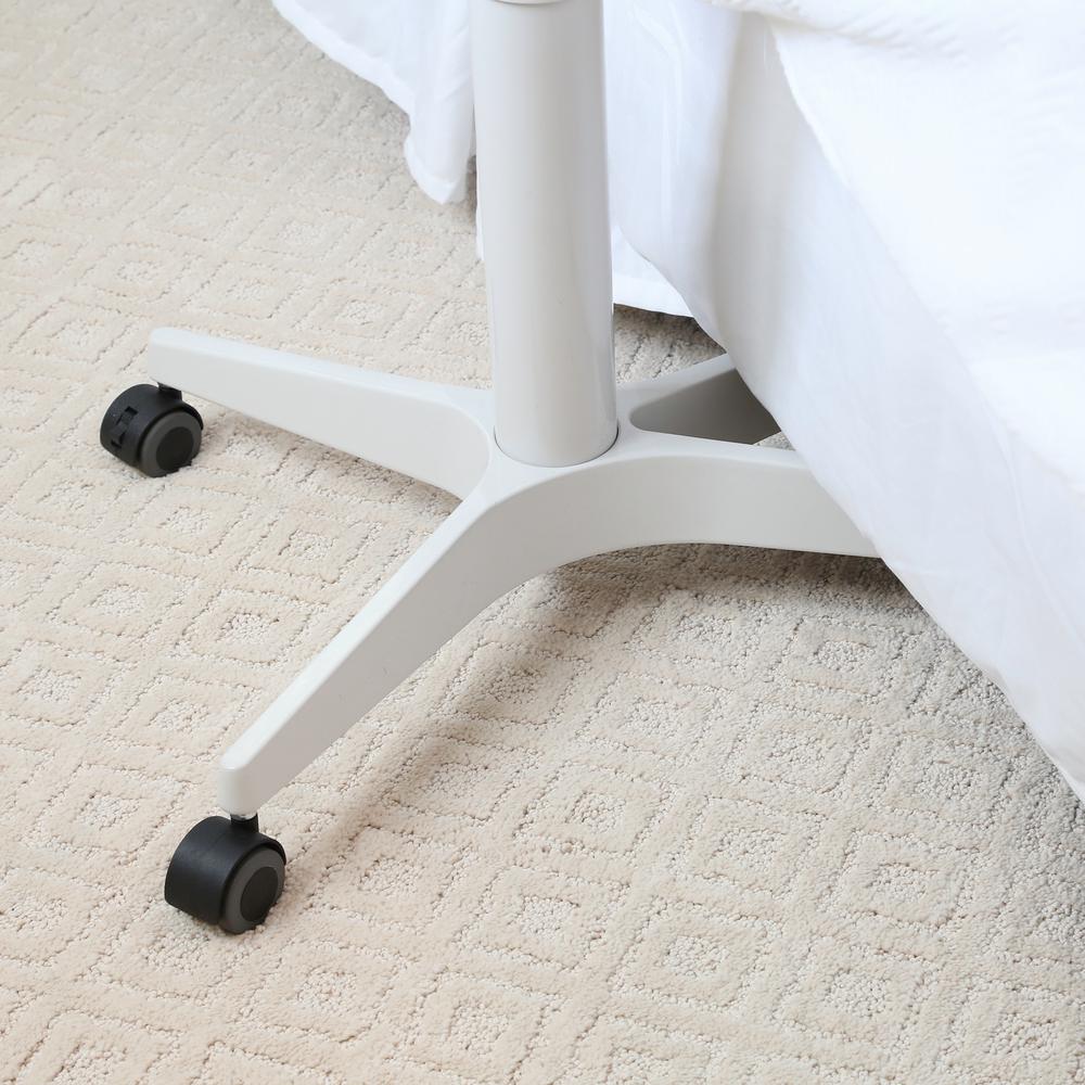 Seville Clics Airlift 30 In White Overbed Bedside Medical Seville Clics Airlift 30 In White