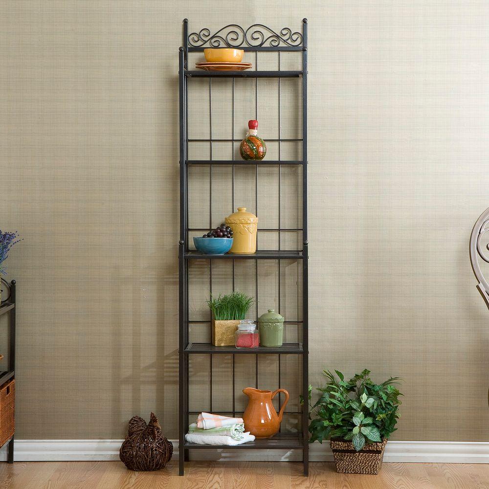 Celtic 19 25 In W Baker S Rack In Gunmetal Ka9801 The Home Depot