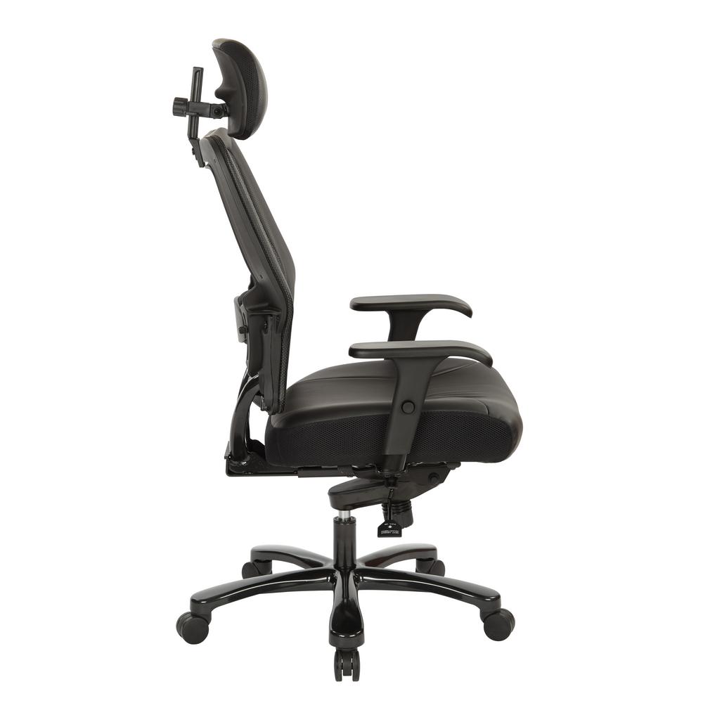 Office Star Products Executive Big And Tall Chair 63 E37a773hl The Home Depot