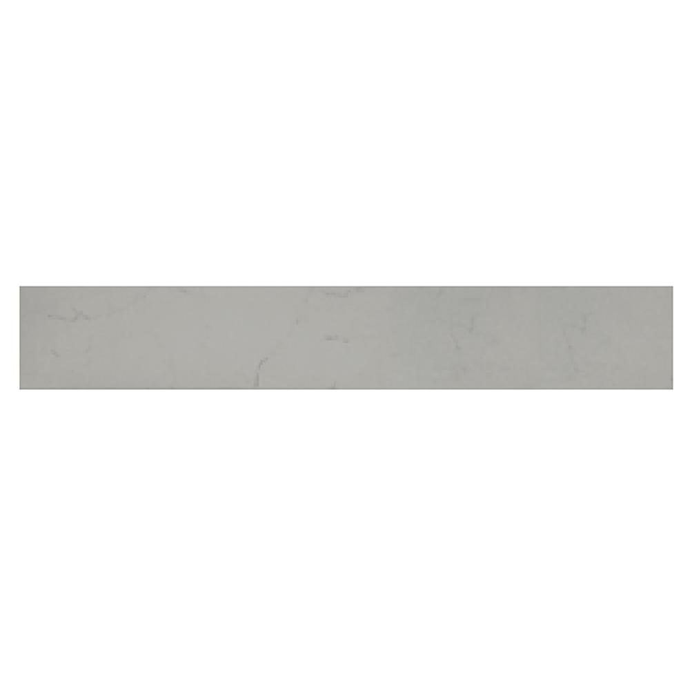 Home Decorators Collection 21.25 in. Quartz Sidesplash in Carrara White ...