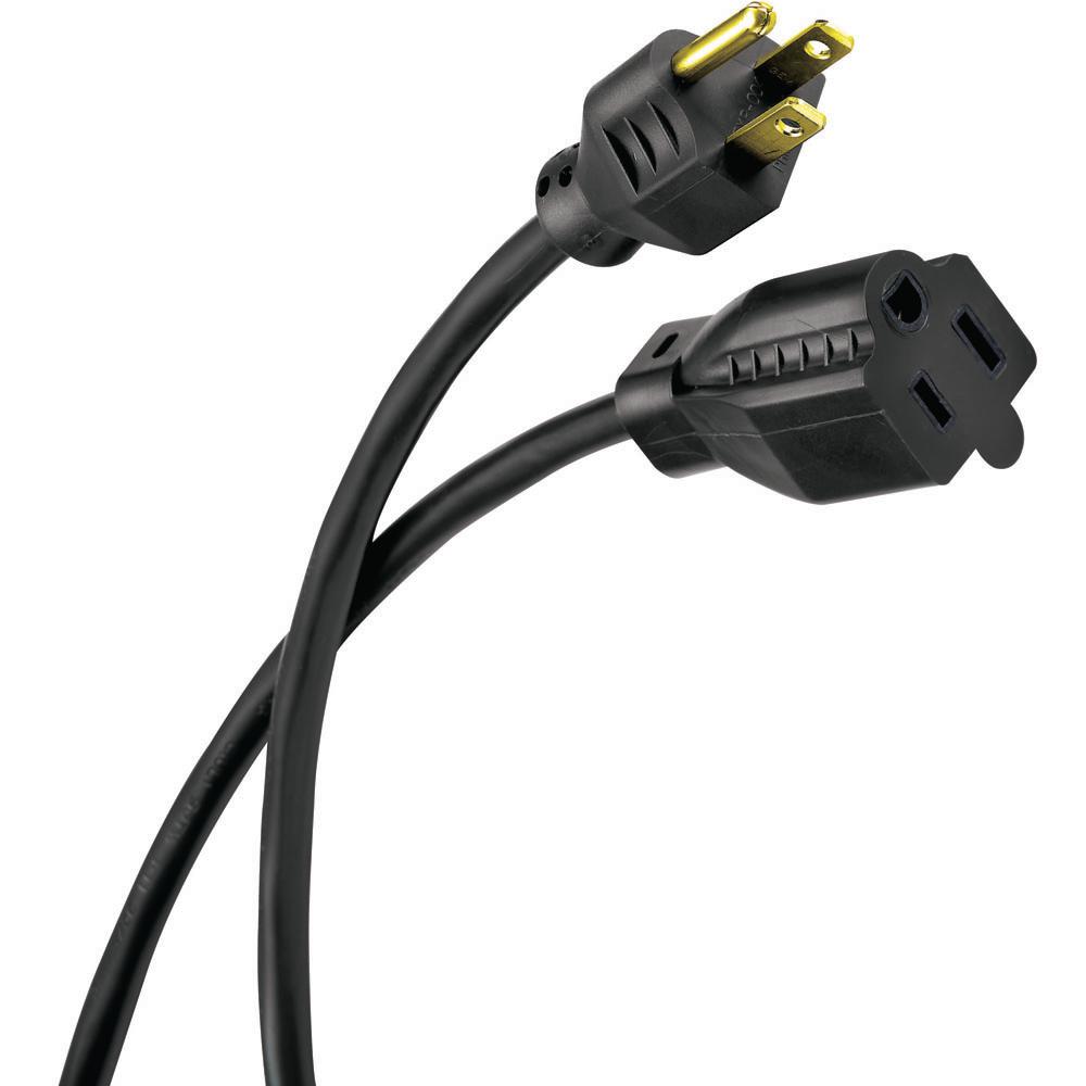 HDX 15 ft. 16/3 Indoor/Outdoor Extension Cord, BlackSJTW16315BL The
