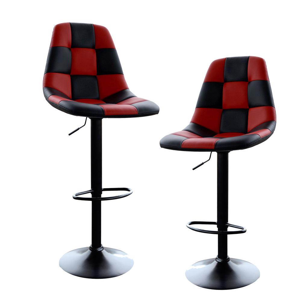 Black And Red Stool - Stools Item