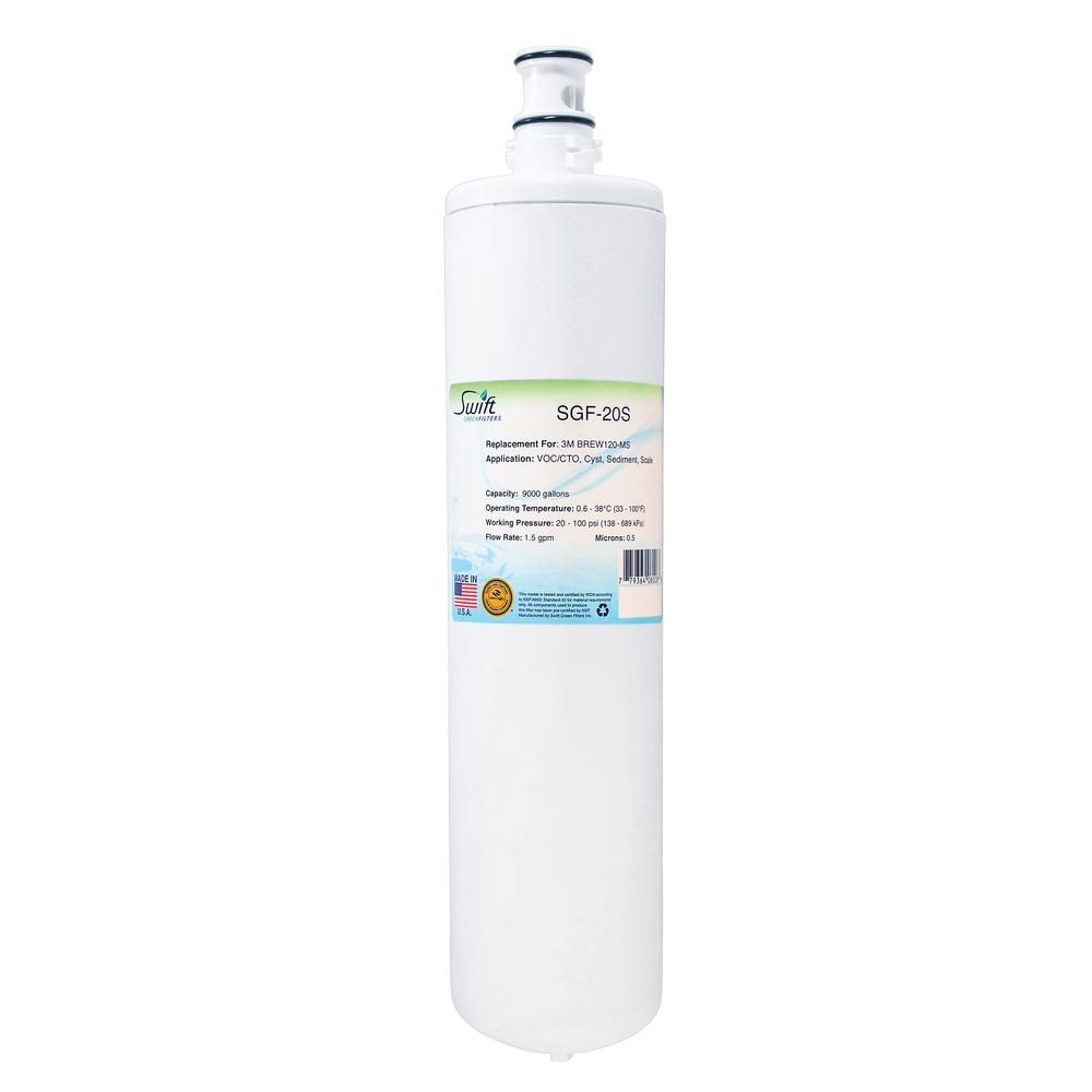 Swift Green Filters 3M BREW120-MS Replacement Commercial Water Filter ...