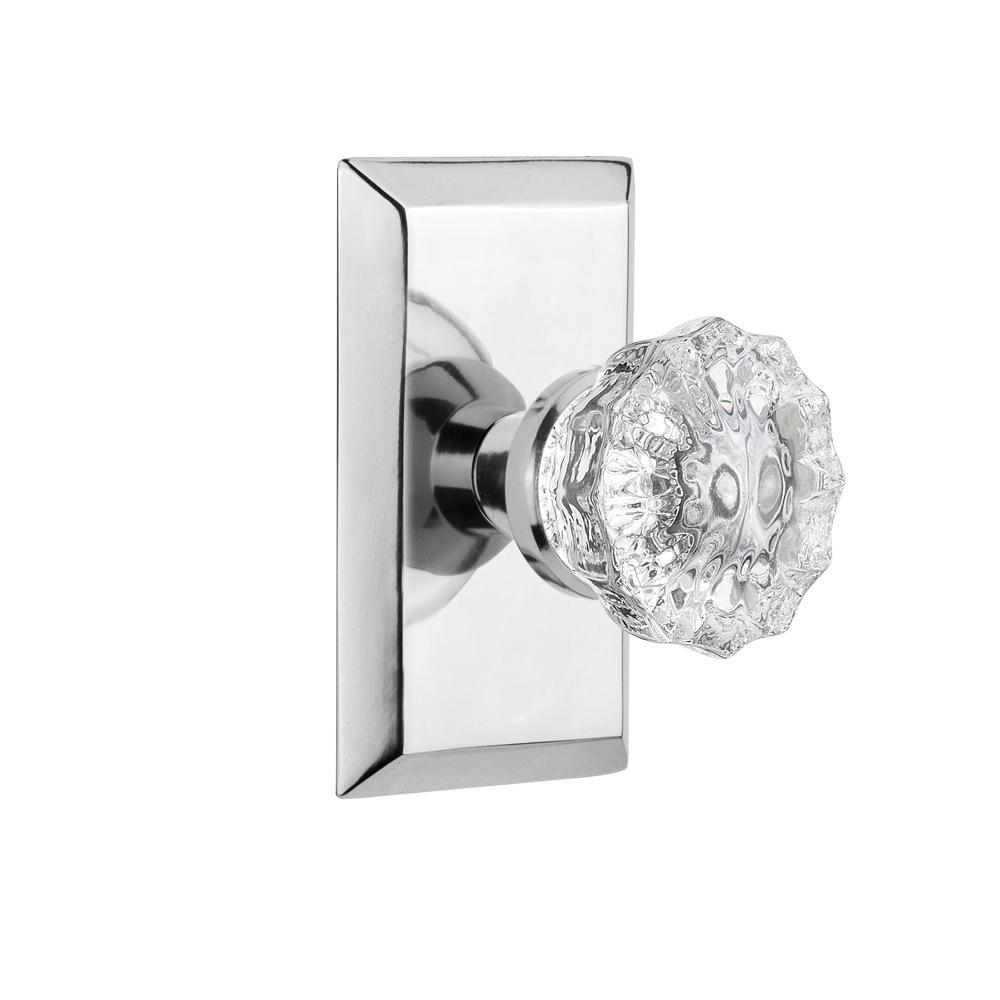Nostalgic Warehouse Studio Plate 2 3 4 In Backset Bright Chrome