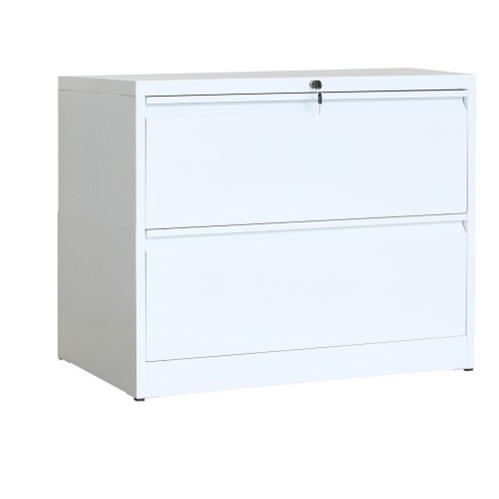 Lateral White File Cabinets Home Office Furniture The Home Depot