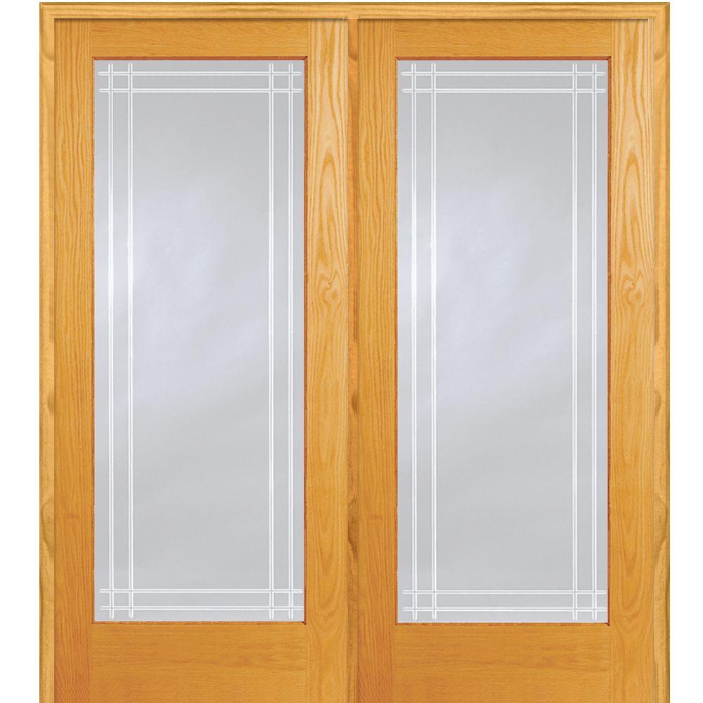 Mmi Door 60 In X 80 In Unfinished Left Hand Active Pine Wood