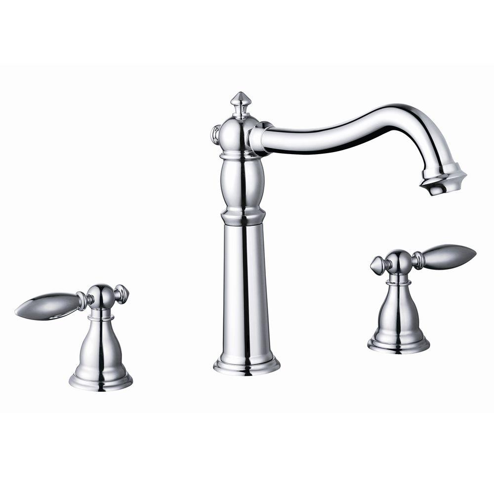 Yosemite Home Decor 2 Handle Kitchen Bar Faucet In Polished Chrome