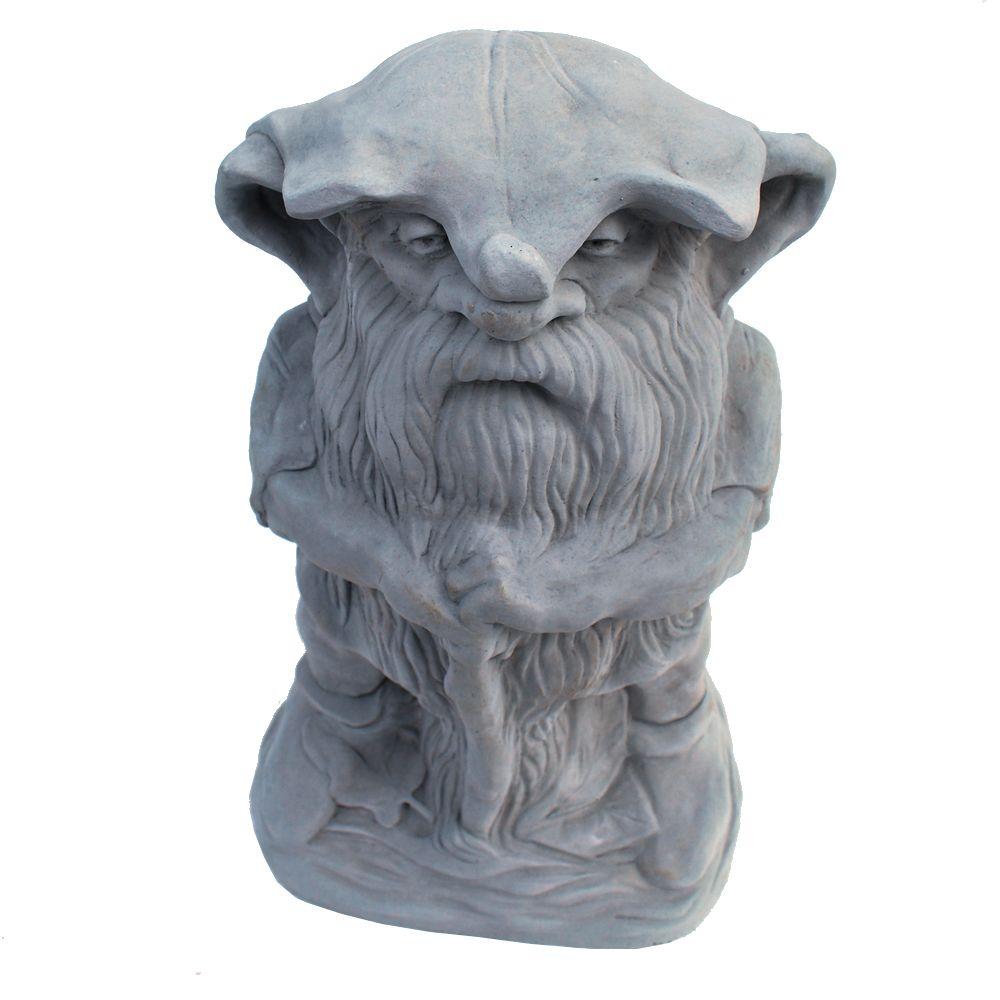 Cast Stone Large Rainman Garden Statue Weathered Bronze Gnrml Wb